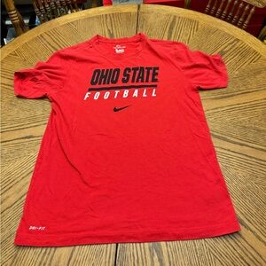 Nike Red Ohio State Football Tee